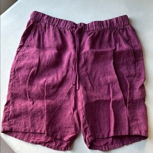 Eileen Fisher Linen Shorts - size Medium